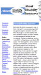 Mobile Screenshot of about-disability-insurance.com